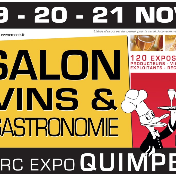 Salon des Vins et de la Gastronomie 19-20-21 Novembre 2022 à QUIMPER