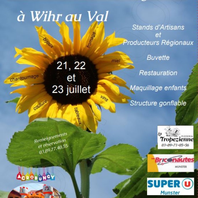 Retrouvez-nous à Wihr-Au-Val du 21 au 23 Juillet 2017